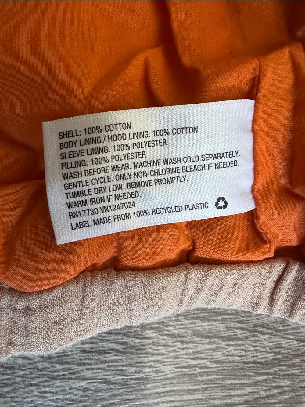 Colorblock Hooded Kids Jacket Multicolor - Picture 8 of 8
